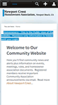 Mobile Screenshot of newportcrest.org